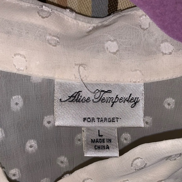 alice temperley sheer long-sleeved shirt - Picture 4 of 5